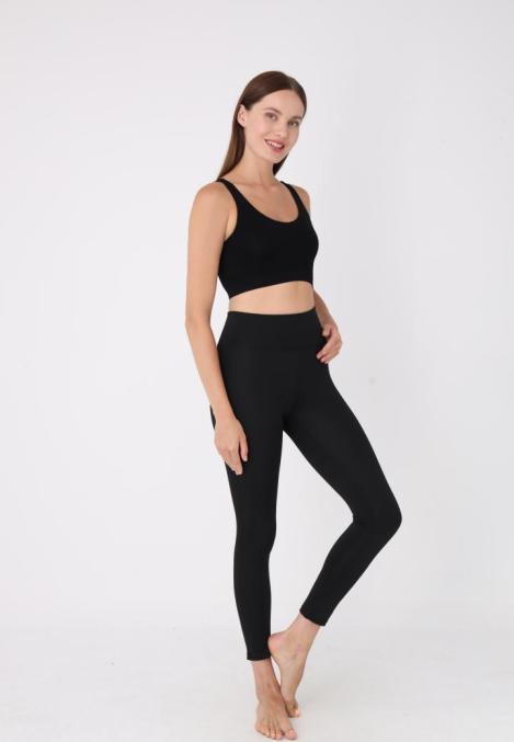 Bustieră Lejeră cu Bretele Late – Fără Push-up,Culoare Negru,Engros